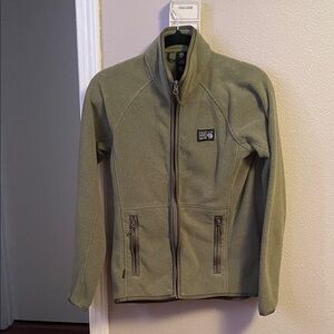 Mountain Hardwear Sage Green Fleece Jacket